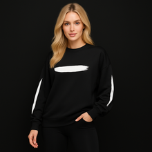 Load image into Gallery viewer, SAVI Unisex &#39;Paintbrush&#39; organic oversized sweatshirt