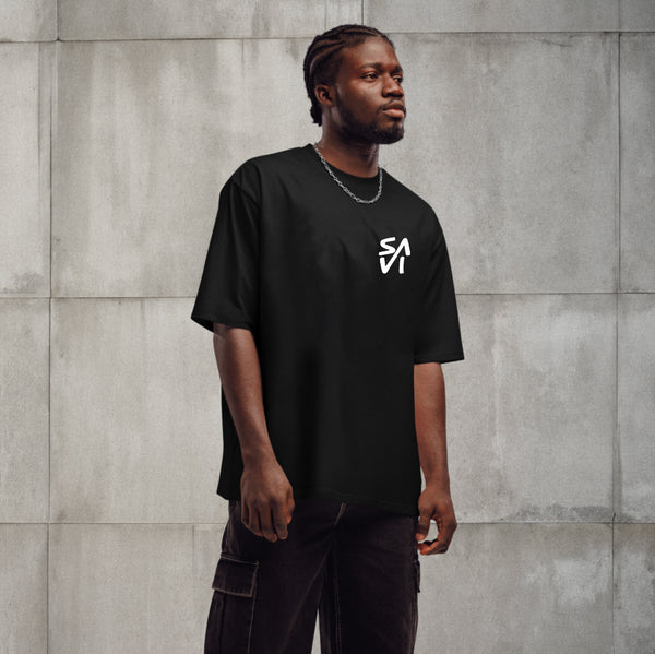 SAVI Unisex Signature Brand Oversized heavyweight t-shirt