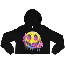 Load image into Gallery viewer, SAVI &#39;Smiley Faced Up All Night &#39; Crop Hoodie