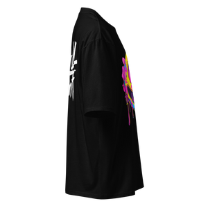 SAVI Unisex 'Smiley Faced Up All Night' Oversized heavyweight t-shirt