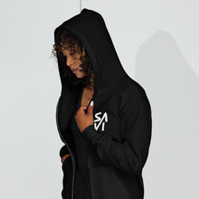 Load image into Gallery viewer, SAVI Unisex Signature Brand heavyweight zip hoodie