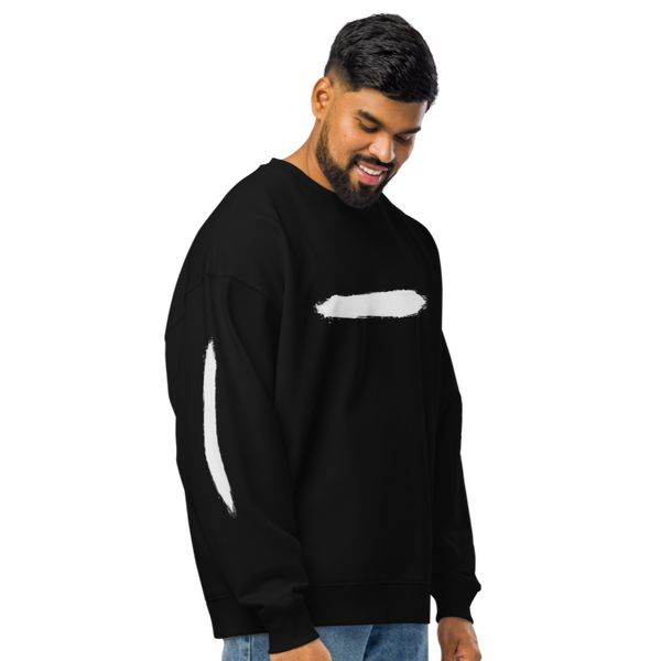 SAVI Unisex 'Paintbrush' organic oversized sweatshirt