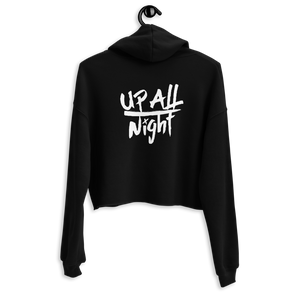 SAVI 'Smiley Faced Up All Night ' Crop Hoodie