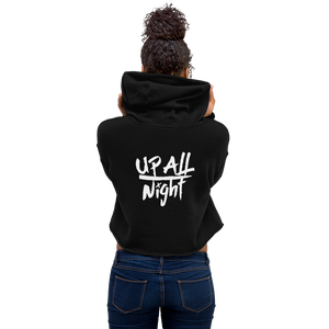 SAVI 'Smiley Faced Up All Night ' Crop Hoodie