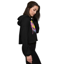 Load image into Gallery viewer, SAVI &#39;Smiley Faced Up All Night &#39; Crop Hoodie